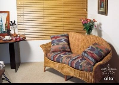 thick wooden window blinds
